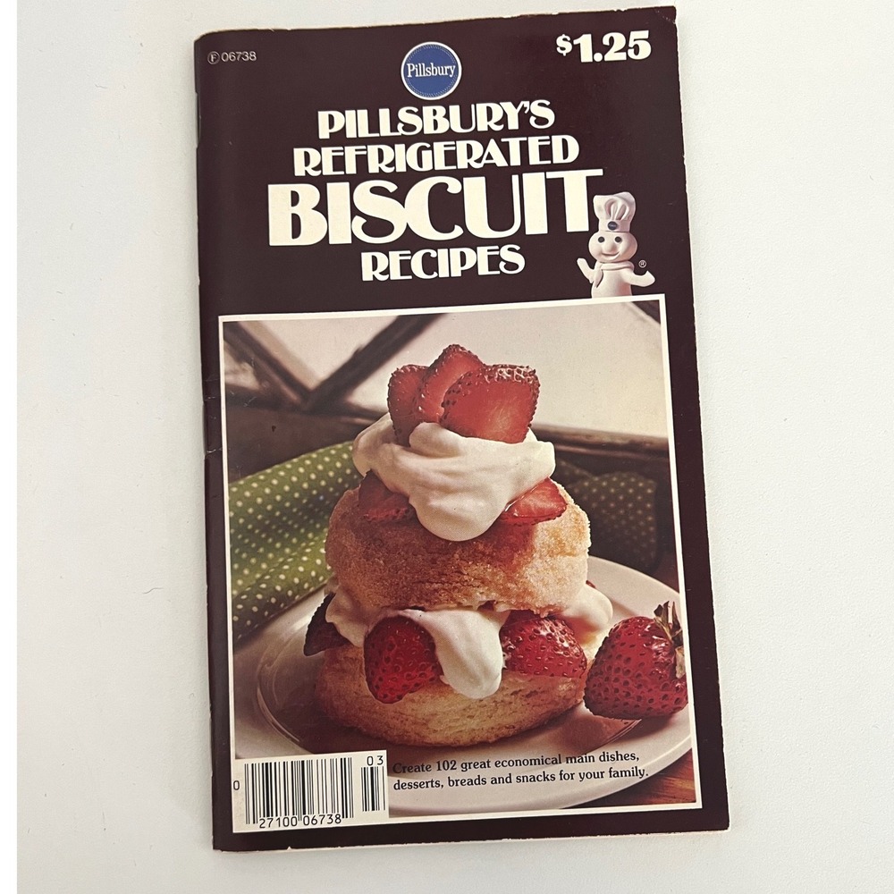 Vintage Pillsbury's Refrigerated Biscuit‎ Recipes Booklet 102 Recipes Doughboy